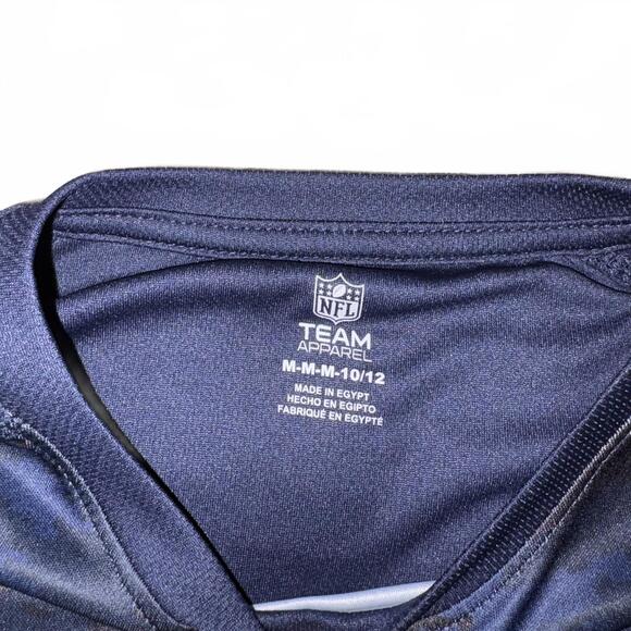 NWT New England Patriots NFL Combine Youth Medium Authentic Long Sleeve Shirt - Picture 4 of 7